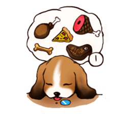 Dog job sticker #7905388