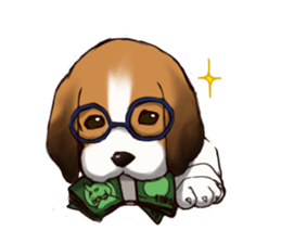 Dog job sticker #7905391