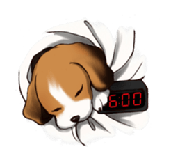 Dog job sticker #7905394