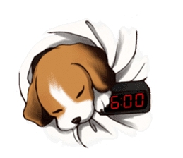 Dog job sticker #7905394