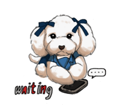 Dog job sticker #7905395