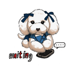 Dog job sticker #7905395