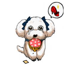 Dog job sticker #7905396