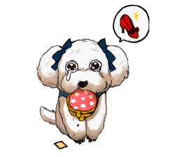 Dog job sticker #7905396