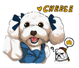 Dog job sticker #7905397