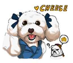 Dog job sticker #7905397