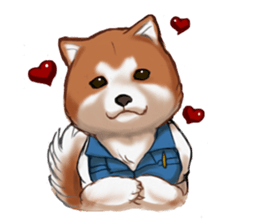 Dog job sticker #7905400