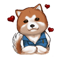 Dog job sticker #7905400