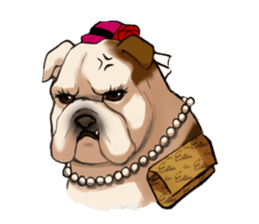 Dog job sticker #7905405