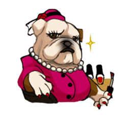 Dog job sticker #7905406