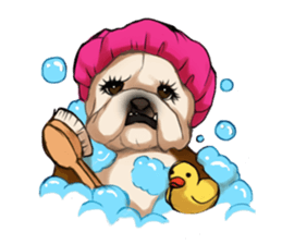 Dog job sticker #7905408