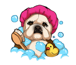 Dog job sticker #7905408