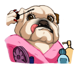 Dog job sticker #7905409