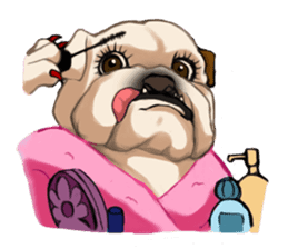 Dog job sticker #7905409