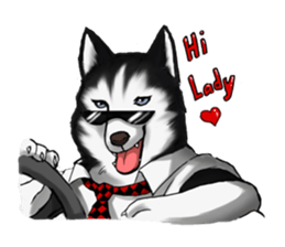 Dog job sticker #7905411