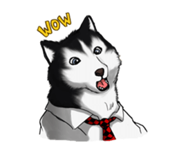 Dog job sticker #7905413