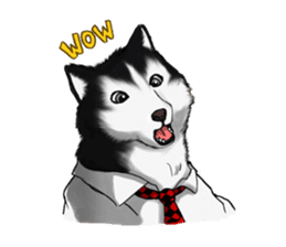 Dog job sticker #7905413