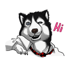 Dog job sticker #7905414