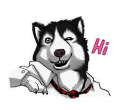 Dog job sticker #7905414