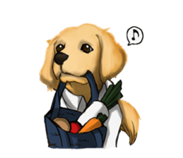 Dog job sticker #7905416