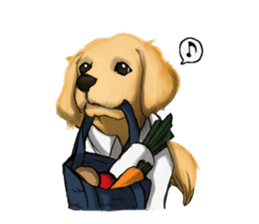 Dog job sticker #7905416