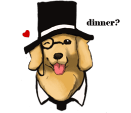 Dog job sticker #7905417