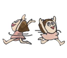 ayu fish girl sticker #7905468