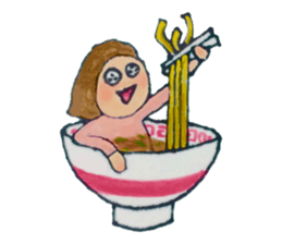 ayu fish girl sticker #7905473