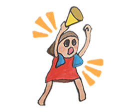 ayu fish girl sticker #7905474