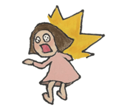 ayu fish girl sticker #7905478