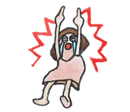 ayu fish girl sticker #7905489