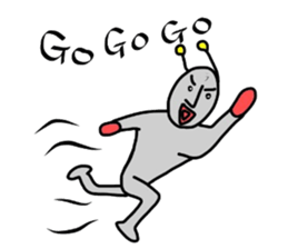 Alien from LALA sticker #7905515