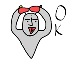 Alien from LALA sticker #7905521