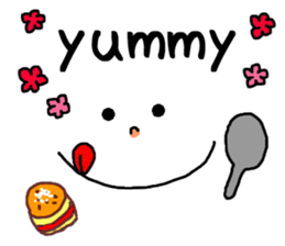 Simple face sometimes Animal sticker #7905782