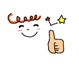 Simple face sometimes Animal sticker #7905798