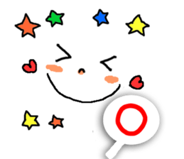 Simple face sometimes Animal sticker #7905806