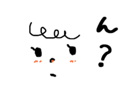 Simple face sometimes Animal sticker #7905812