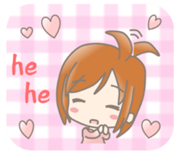 Charming  Stickers Girl version sticker #7906260