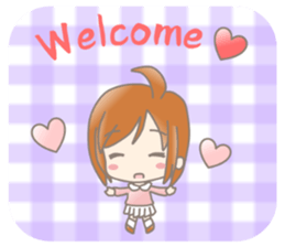 Charming  Stickers Girl version sticker #7906273