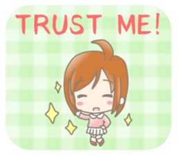 Charming  Stickers Girl version sticker #7906299
