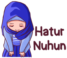 Euis Geulis Hijab Girl Sunda sticker #7906309