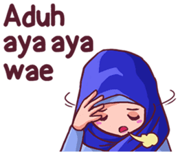 Euis Geulis Hijab Girl Sunda sticker #7906317