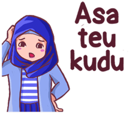 Euis Geulis Hijab Girl Sunda sticker #7906327