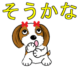 I Love cute Shih Tzu2 sticker #7906480