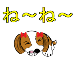 I Love cute Shih Tzu2 sticker #7906487