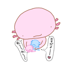 Axolotl"UPA"and"RUPA" sticker #7906581