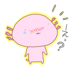 Axolotl"UPA"and"RUPA" sticker #7906606