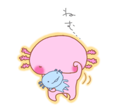 Axolotl"UPA"and"RUPA" sticker #7906614