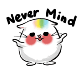 Rainbow Hamster(EN) sticker #7906756