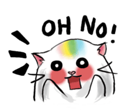 Rainbow Hamster(EN) sticker #7906759